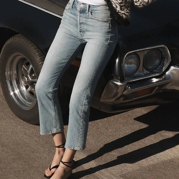 MOTHER The Tripper Jeans I Confess Size 25 High Rise Modern Classic Denim - Picture 5 of 12